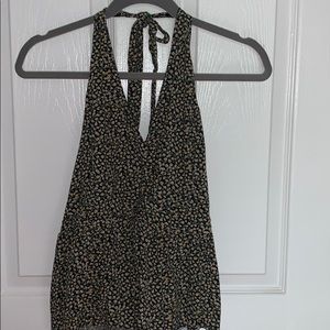 American eagle halter tank top with smock back